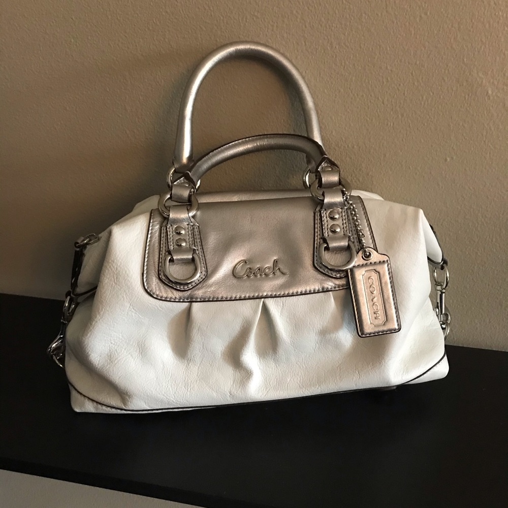 COACH leather handbag